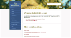 Desktop Screenshot of biblecentre.org