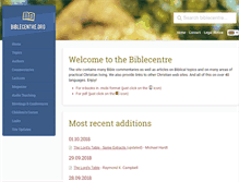 Tablet Screenshot of biblecentre.org